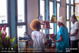 michelle deguenon réalise sa première vente privée au Togo